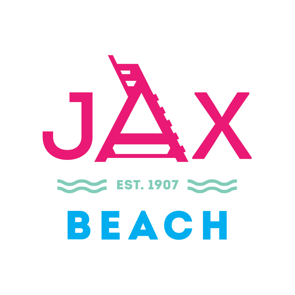 Jacksonville Beach Rebrand beach branding brand design brand identity branding city branding coastal branding destination branding florida design graphic design identity design jacksonville beach logo logo design logo mark nature logo place branding rebranding remixed tree logo visual identity
