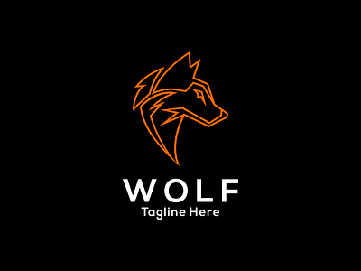 wolf logo 3d animal animation app awesome brand branding design graphic design illustration logo motion graphics ui usa vector wolf