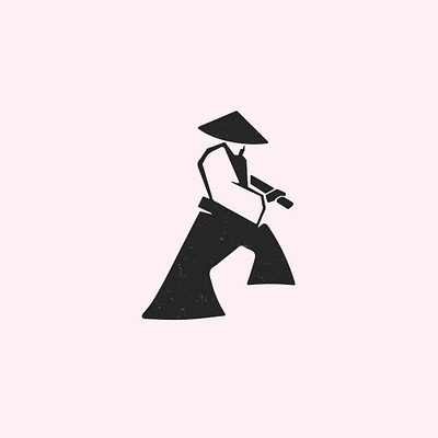 Samurai anime branding design graphic design illustration japan katana logo logodesigner ronin samurai sword warrior