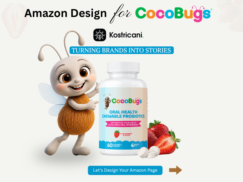 Coco Bugs — Amazon Listing Images & EBC acontent amazon branding graphic design listingimages logo motion graphics