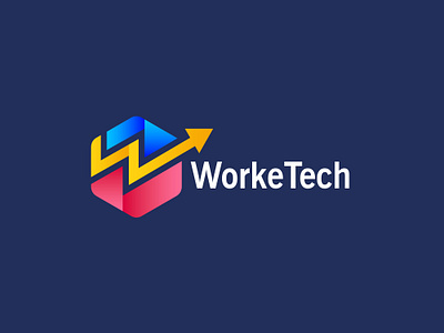 WorkeTech branding design email marketing graphic design hosting illustration logo seo typography ui ux vector