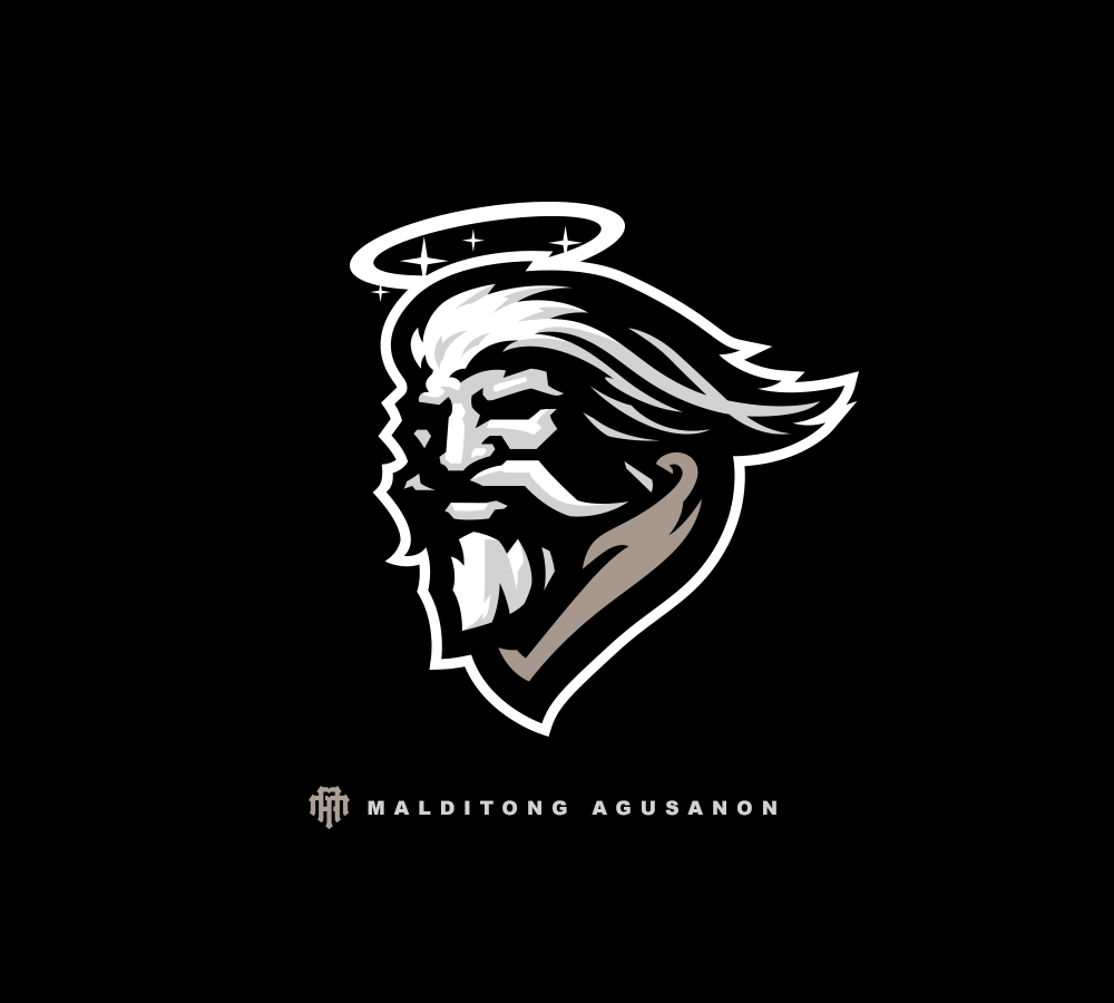Saints Sports Logo For Sale angel baseball baskeyball esports football good guardian halo heaven hockey lacrosse mascotlogo pickleball religious saint soccer sportslogo volleyball