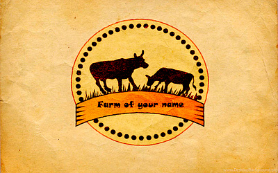 Farm animation app graphic design logo