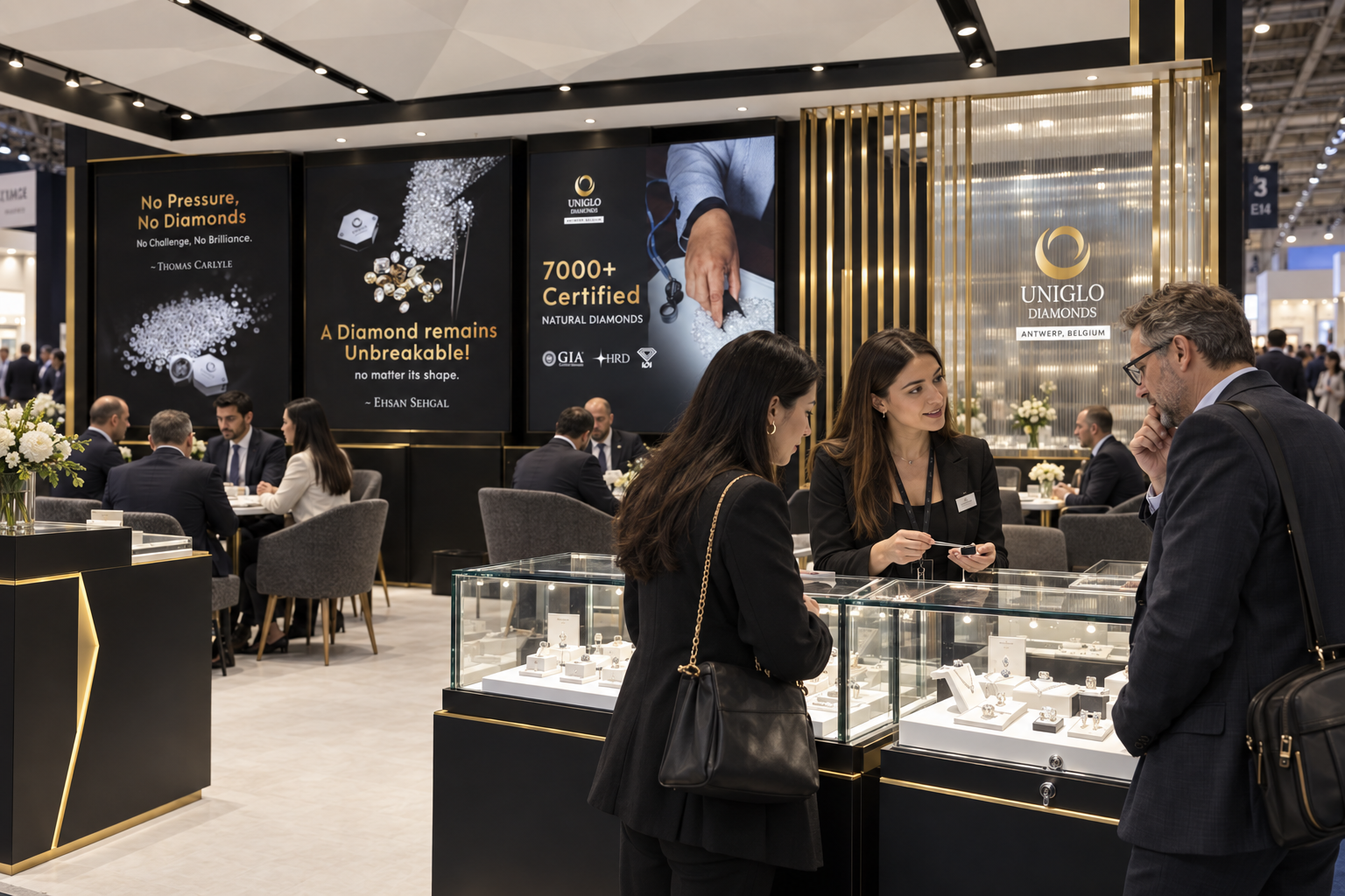 Vicenzaoro, Italy - Diamonds & Jewels Show branding design graphic design illustration typography