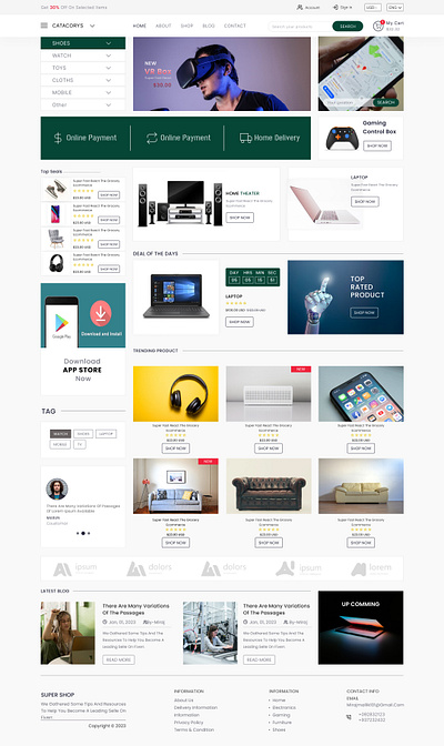 Shopify website UI design In Figma app design figma landing page design shopify shopify website design ui ux website design