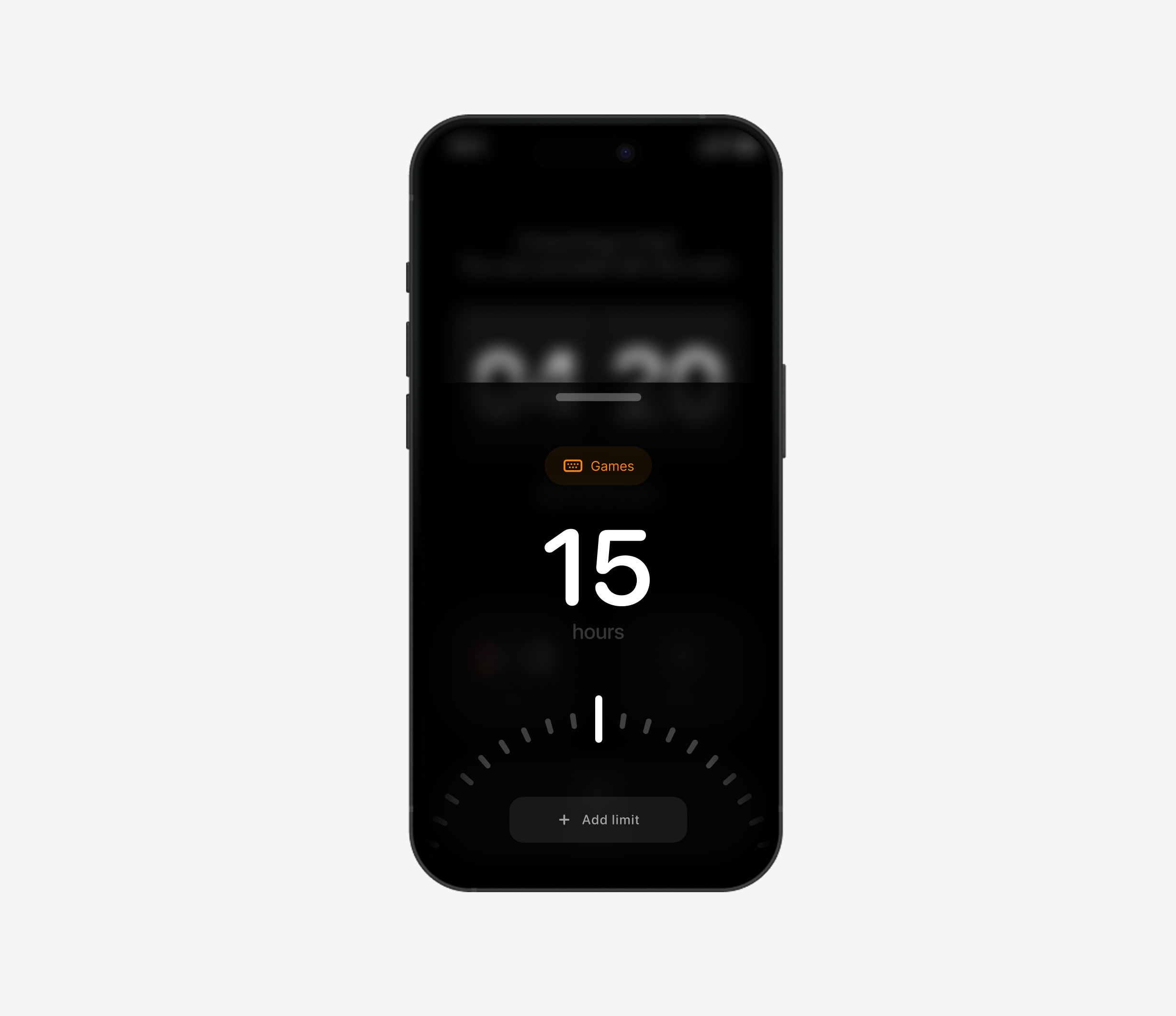 Pause — Screen Time & Focus animation ui