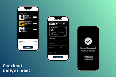 Credit Card Checkout app checkout dailyui graphic design ui