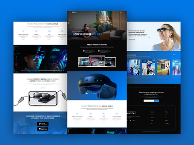 Immersive Digital design figma figma design ui ux website