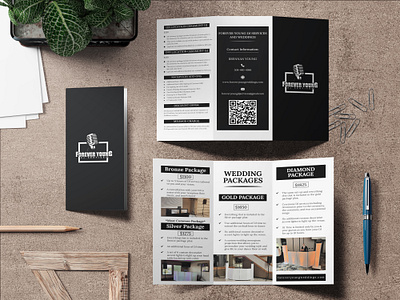 TriFold Brochure Design branding brochure design flyer graphic design illustration marketing materials modern trifold ui