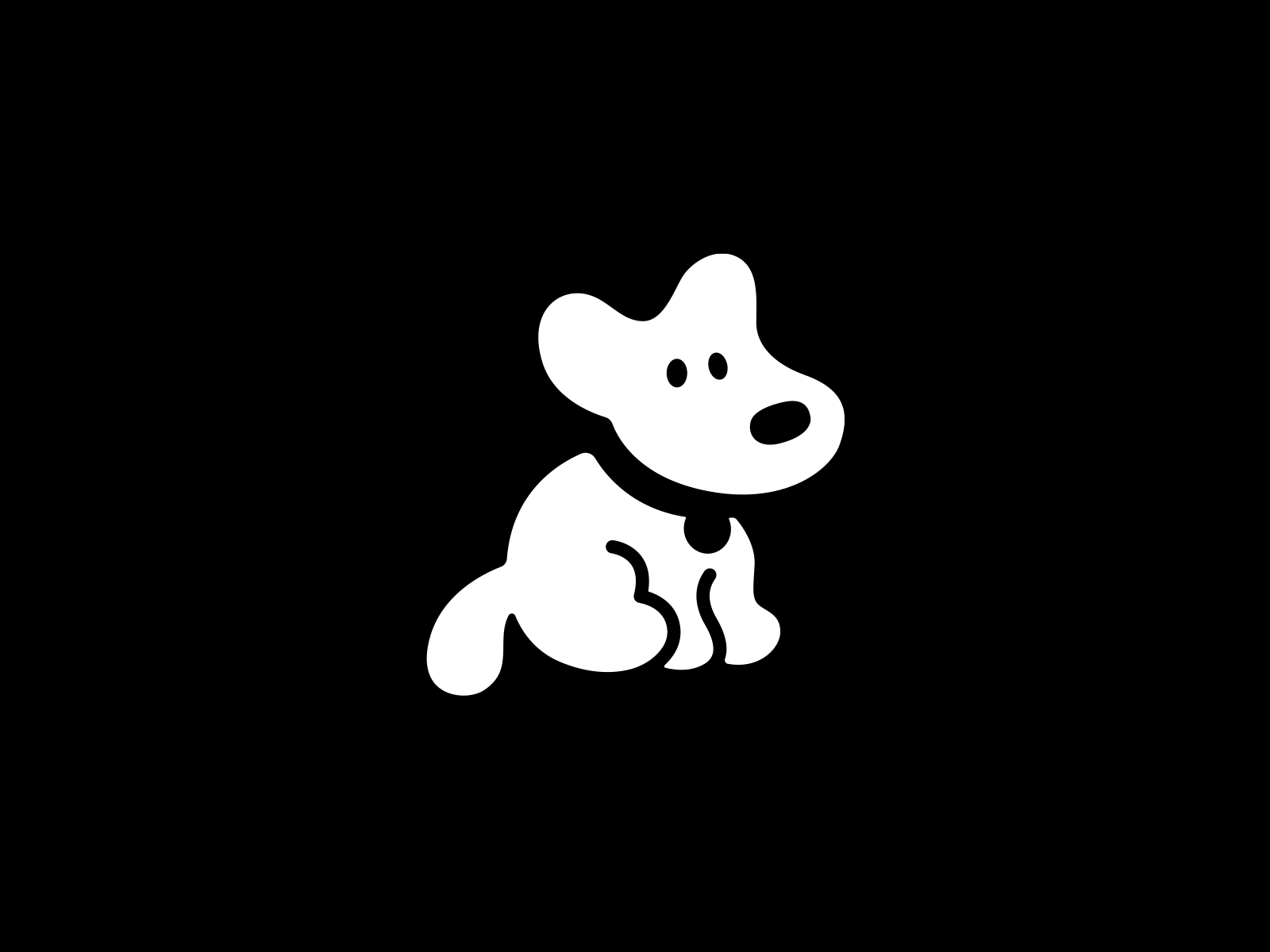 Logo with doggy animal logo brand brand design brand designer branding branding design branding designer dog dog logo doggy doggy logo logo logo design logo designer logodesign logodesigner logotype pet pet logo visual identity
