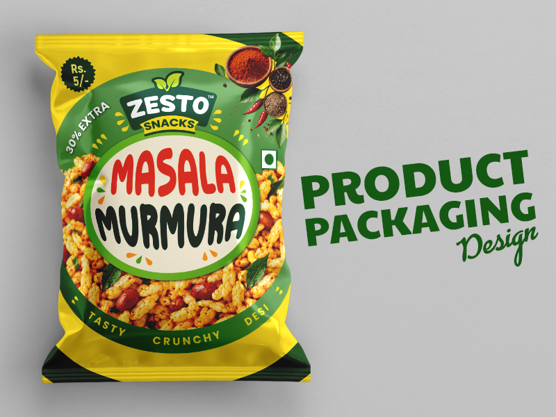 Masala Murmura Packaging Design | Zesto Snacks – FMCG Snack branddesign brandidentity branding consumerbranding designixa fmcgpackaging foodpackaging foodpackagingdesign graphic design indianfoodbrand labeldesign masalamurmura murmurapackaging packagingdesign packagingdesigner packaginginspiration productpackaging snackbranding snackpackaging
