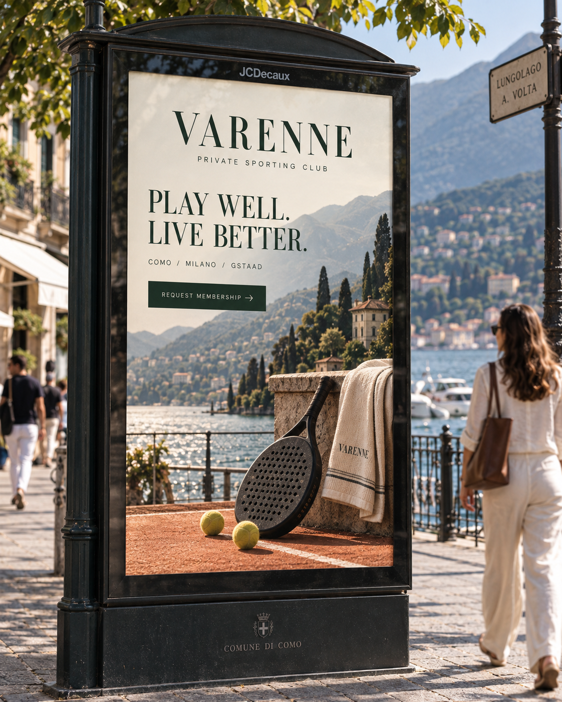 VARENNE - OOH Campaign ad creatives advertising brand identity creative direction graphic design old money