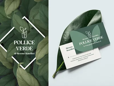 Flower Shop & Gardening Logo art brand identity branding flower shop flower shop logo gardening brand gardening logo graphic design green thumb illustration leaf leaf logo leaves logo logo design nature brand