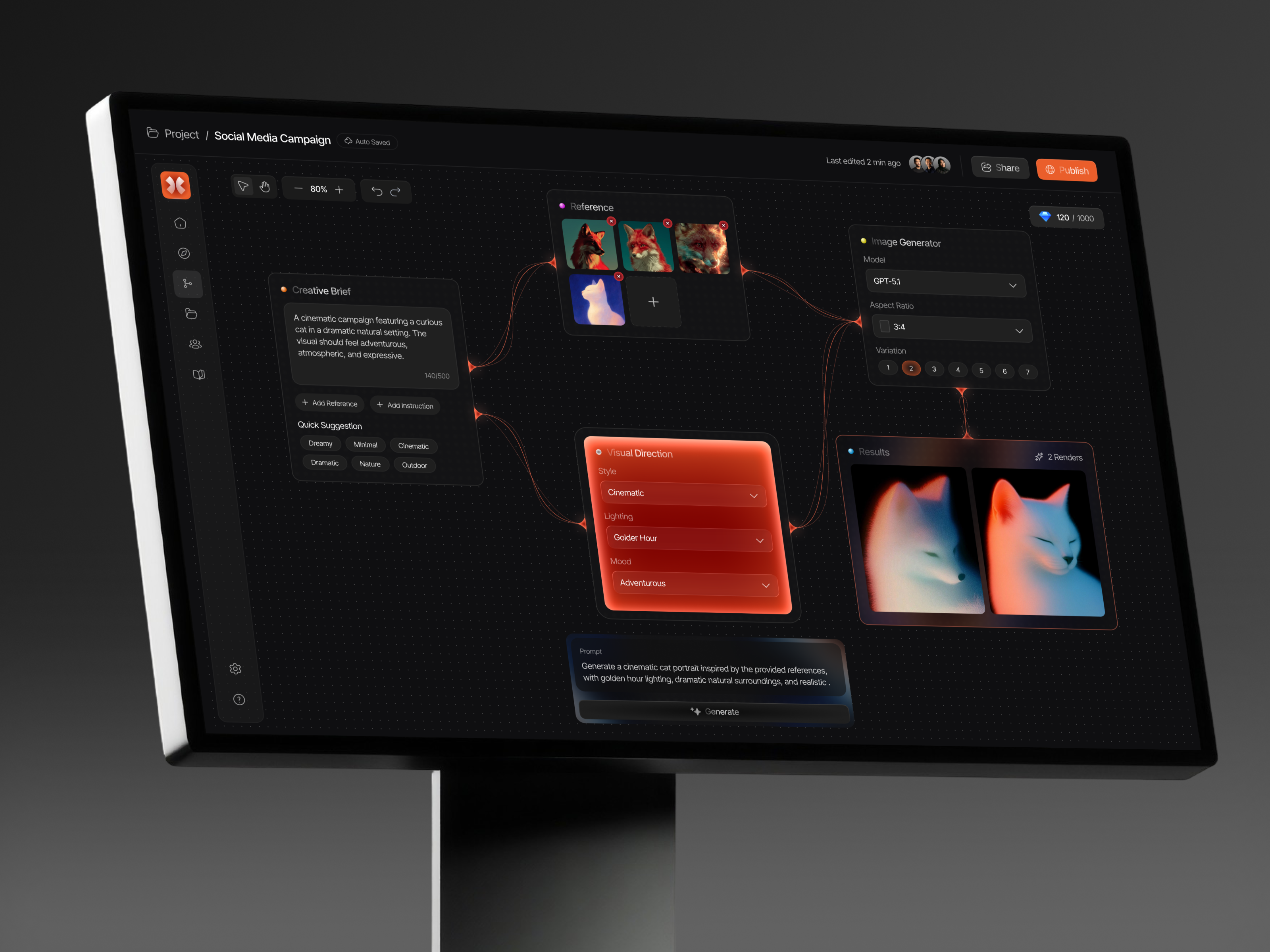 Artivo - AI Visual Creation Dashboard aidesign aitools cleanui dashboarddesign dashboardui designinspiration designinspo dribbblecommunity dribbbledesign emurastudio generativeai modernui productdesign saasdesign uidesign uiux uxdesign visualcreation visualdesign webdesign