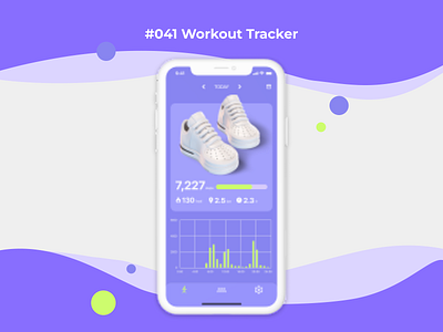 DailyUI #041 Workout Tracker daily daily 100 challenge daily ui dailyui dailyuichallenge design ui uidesign