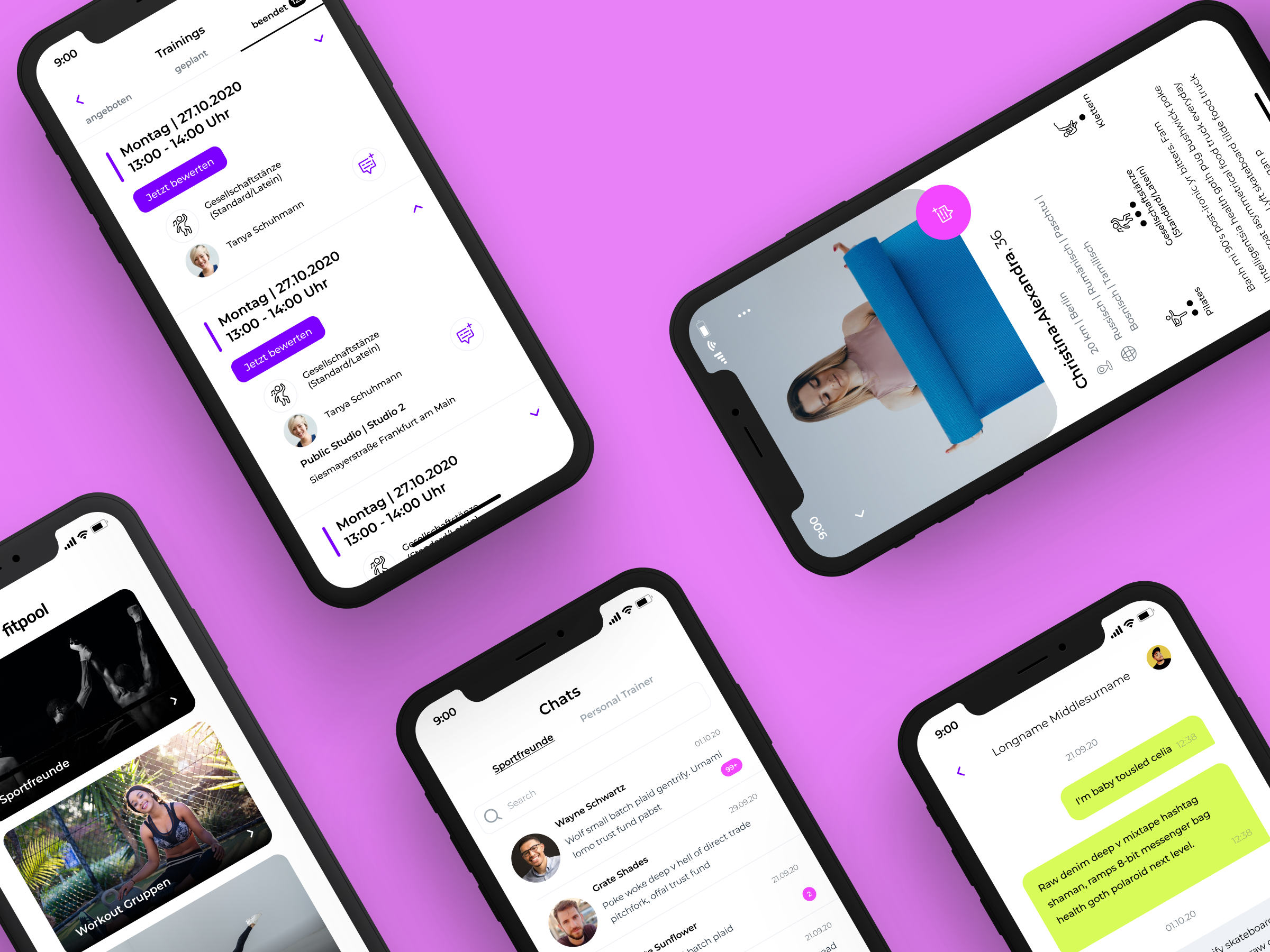 Sports booking and networking app clearl design fitness flutter health mobile product design ui ui design ux design