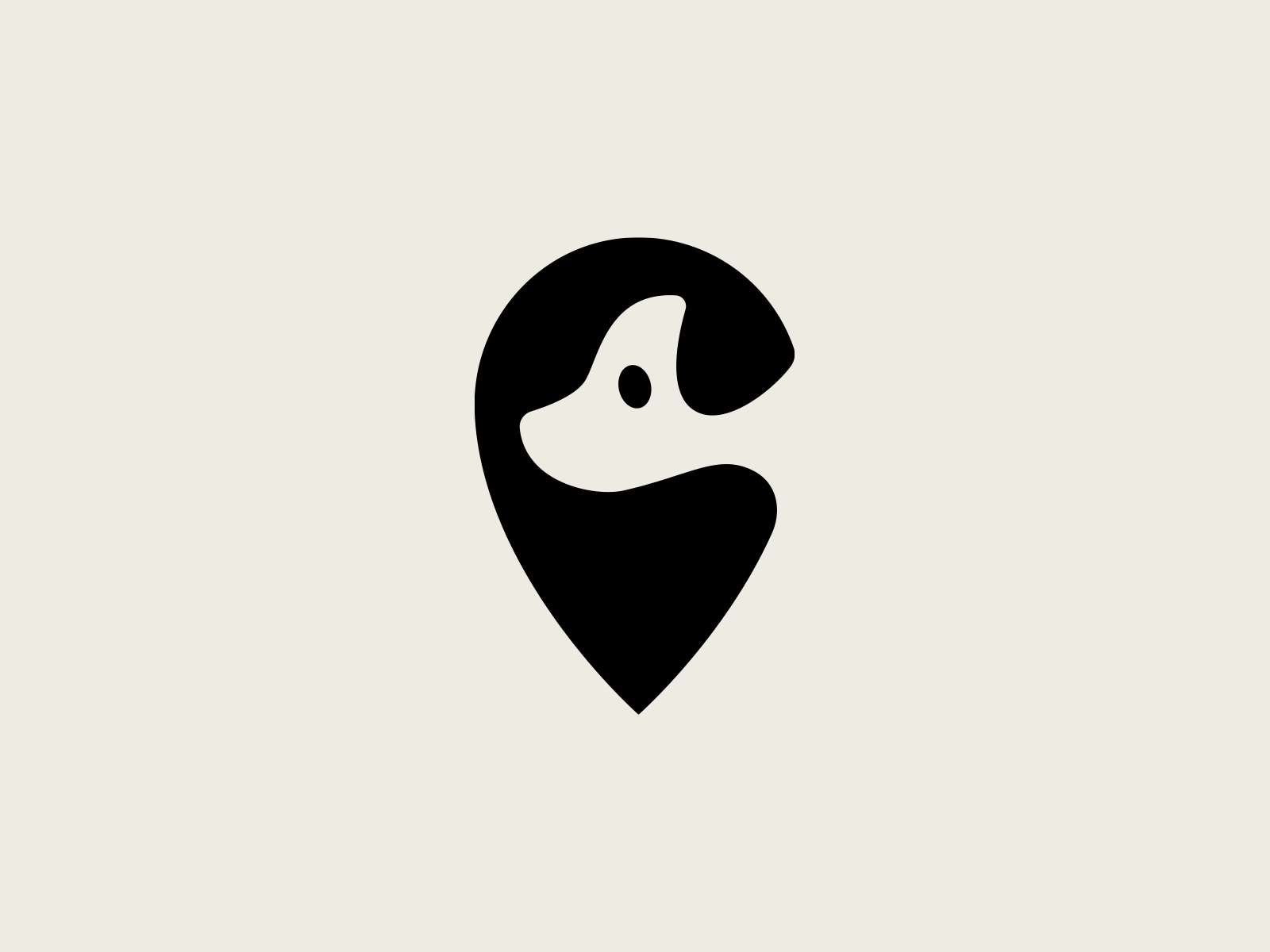 Dog and pin logo animal logo brand brand design brand designer branding branding design branding designer dog dog logo logo logo design logo designer logodesign logodesigner logotype pet pet logo pin pin logo visual identity