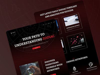 Astrology Website Design design ui ui design uiux uiux design web design web development website design website development