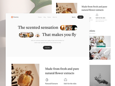 Perfume Website Design pefume website perfume website design ui design ui designer web design website design