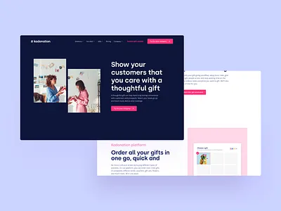 Kadonation branding craftcms design ui ux webdesign