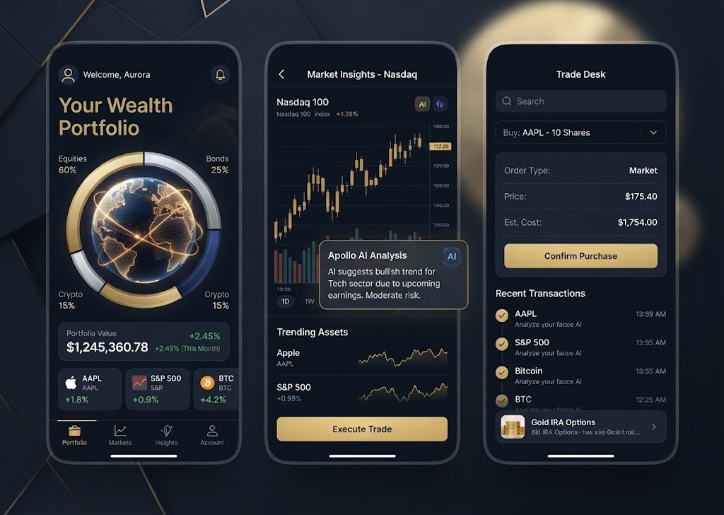 Valence – Wealth Portfolio & Trade Dashboard