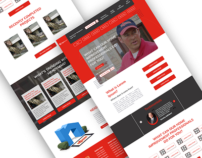 Repair Installation and Maintenance Website Template corporate website fajarchaudhary figma installation maintenance repair services ui design uiux userinterface website templpate