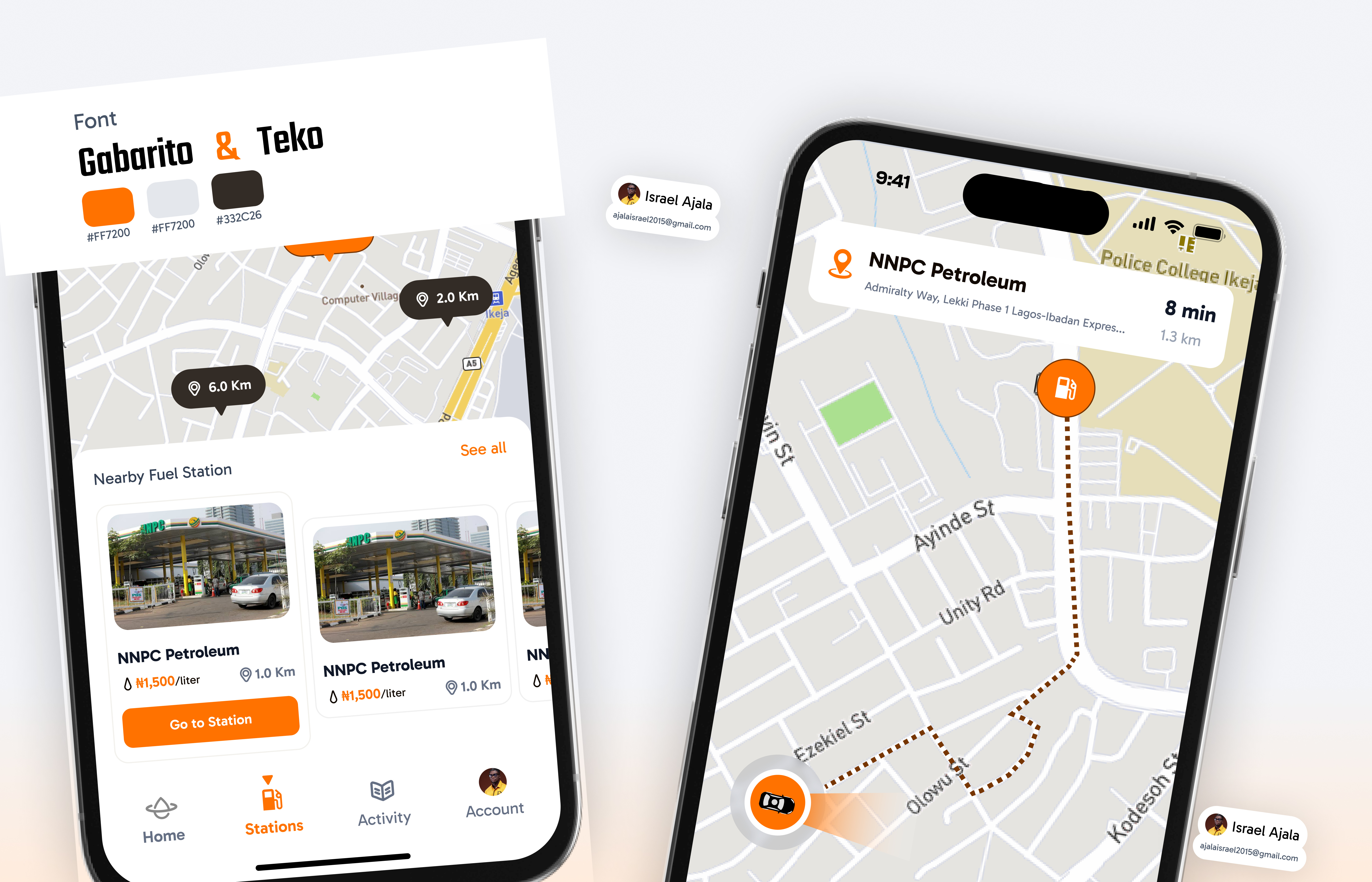 Filop Mobile App (Snippets) fuel app fuel station map navigation mobile app design navigation ui uiux