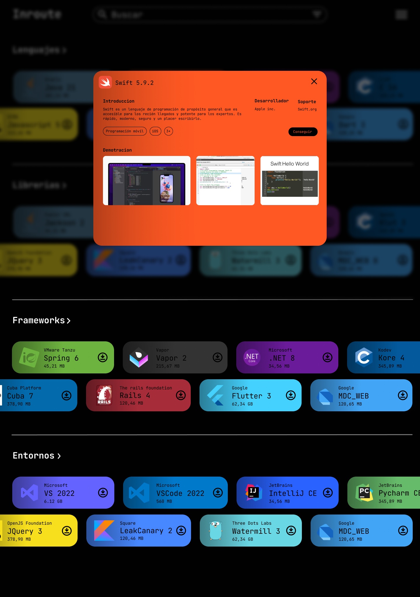 Inroute Package Manager UI app design figma graphic design ui ux web