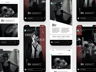 Instagram Story for Fashion fashion graphic design instagram instagram template pack social meida story typograhy