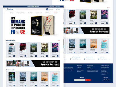 FRANCE LOISIRS NEW WEBSITE book branding design ui vector website