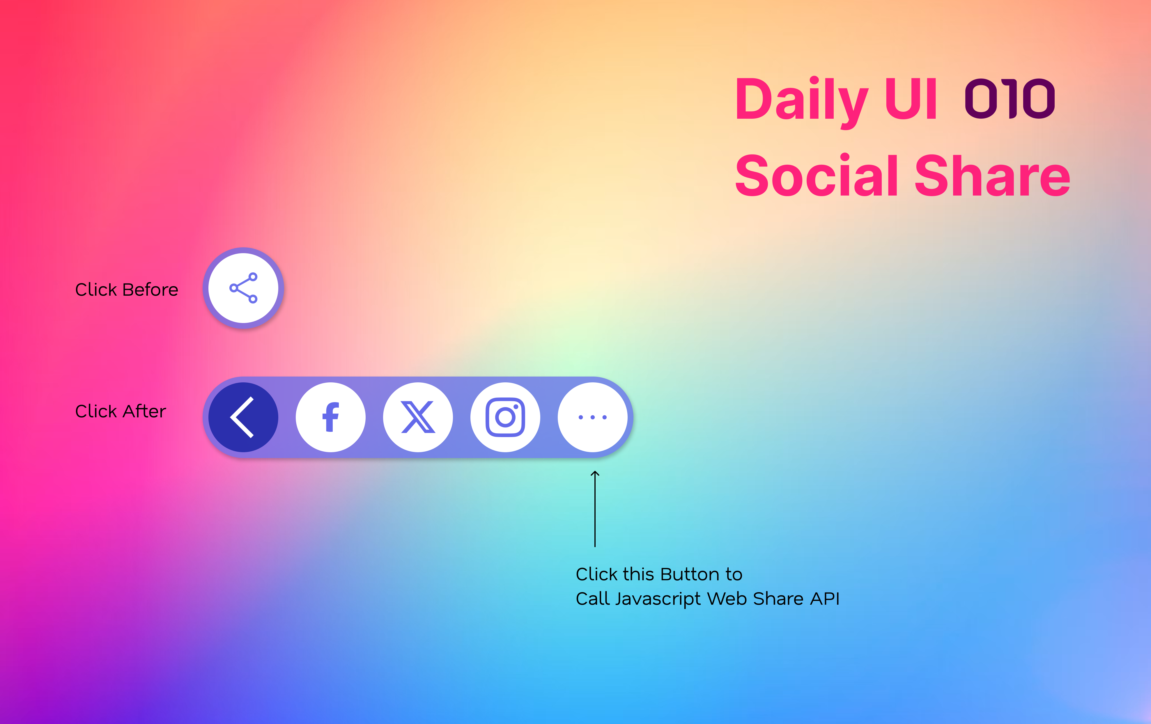 Daily UI Challenge #010 : Social Share dailyui