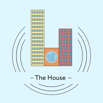 Logo "The House" adobeillustrator branding design designer graphic design illustration logo vector