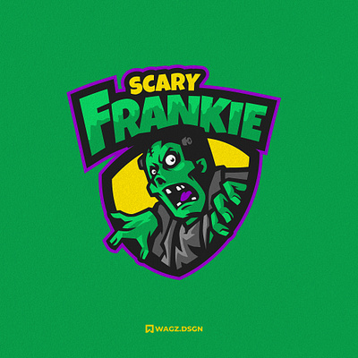 FRANKENSTEIN creature design frankenstein graphic design halloween illustration logo mascot mascot logo monster vector