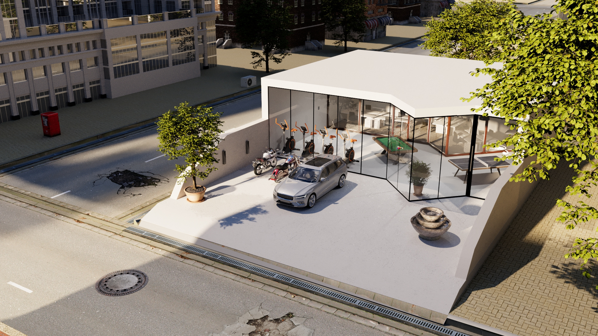 Exterior Design 3D Visualisierung 1 3d