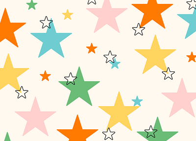 Stars Pattern astrology astronomy greeting card illustration pattern stars stationery