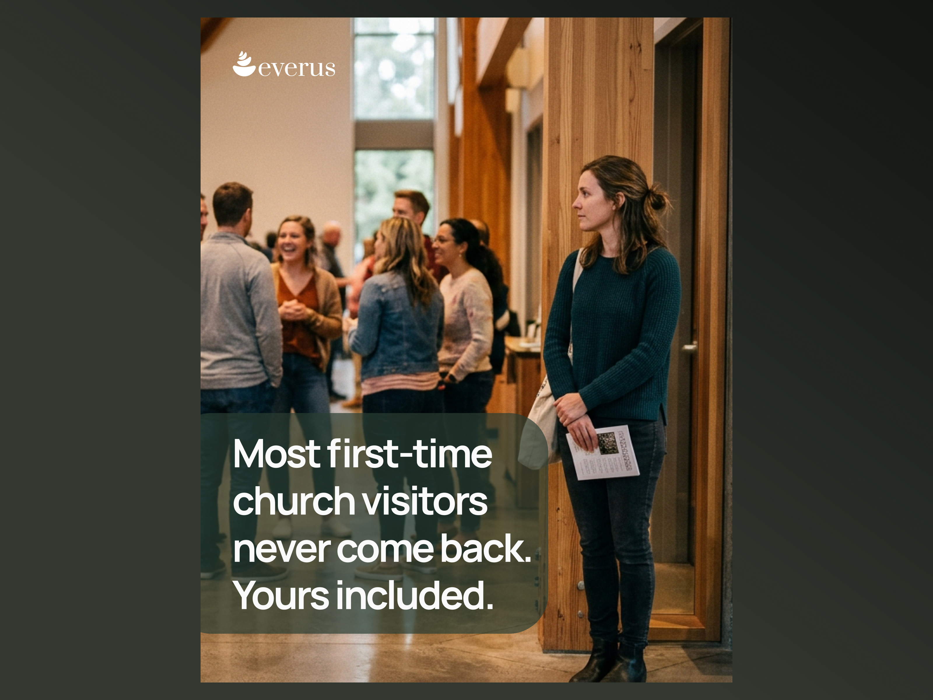 Everus - Church Attendance Drop ad campaign design brand design fitness accountability gym membership retention marketing creative member engagement product design social ad design ui design ux design