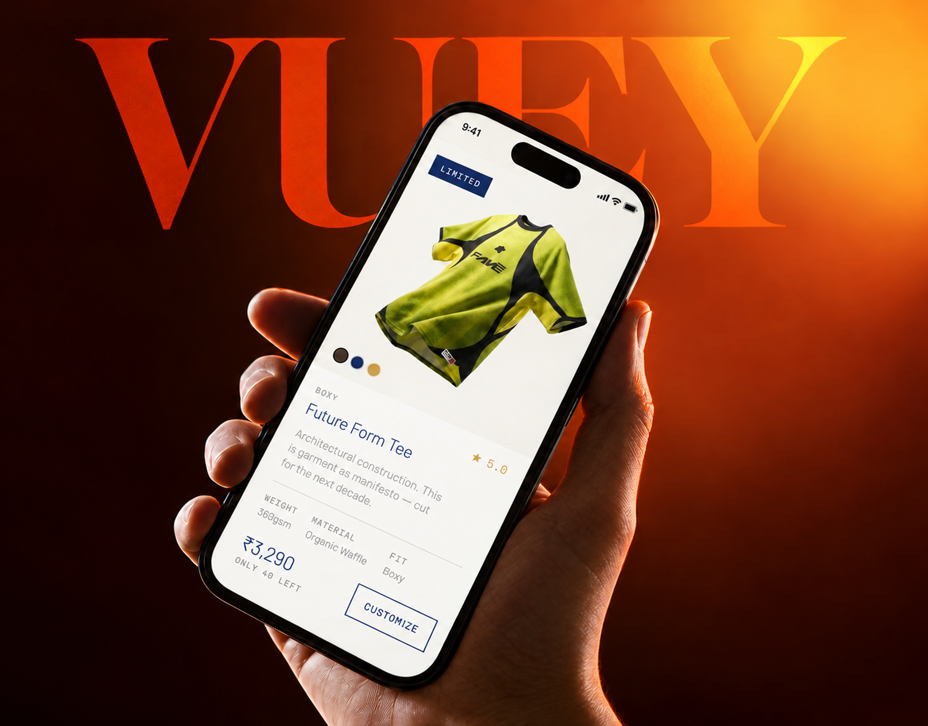VUEY — AI-Powered Fashion E-commerce | UI/UX Design artificial intelligence brand identity branding e commerce e commerce design fashion fashion e commerce fashion website figma logo product design responsive design ui uiux design user interface web design