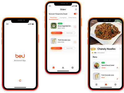 beU restaurant app analytical beu collaboration communication data analysis data driven design guidelines direct ordering food delivery in app communication persona development problem solving prototyping restaurant management specifications time management ui ux ux research wireframing