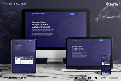 AKILA ANALYTICS UX/UI Design app branding design graphic design illustration ui ux