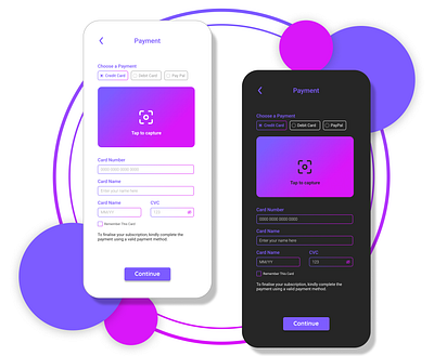 Credit Card Payment app branding creditcard debitcard mobileapp mobilepayment payment paymentmethod ui uiux uiuxdesigner