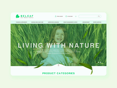Beleaf Website Design and Branding Identity branding logo ui website design