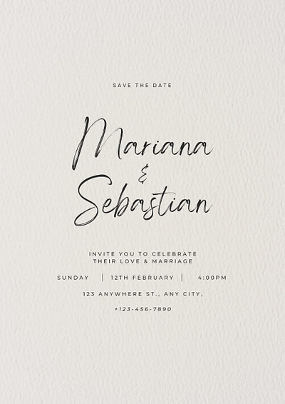 A marriage Invitation Card Design