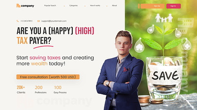 Website Landing Page branding graphic design logo