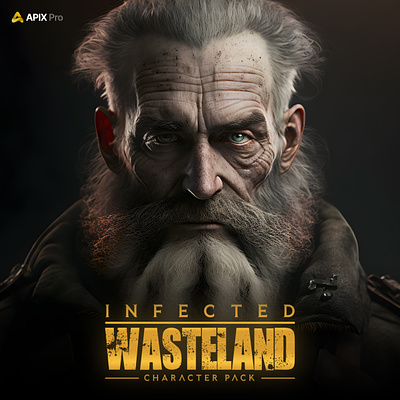 Survivor Character (Infected Wasteland) 3d apocalyptic branding character character design design game illustration movie wasteland