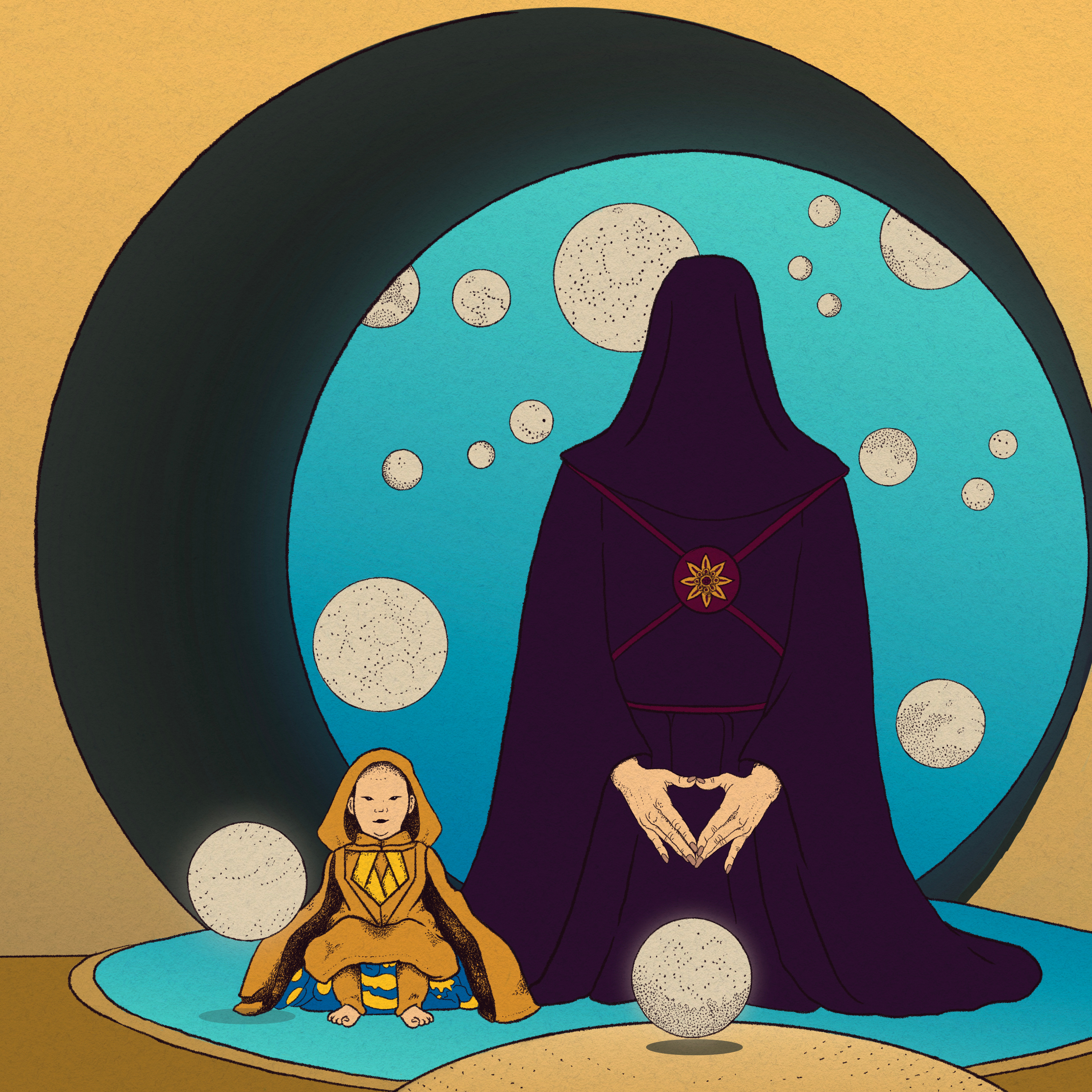 Royal Moon Child comics digital digital art drawing fantasy fantasy art illustration moon royal scifi