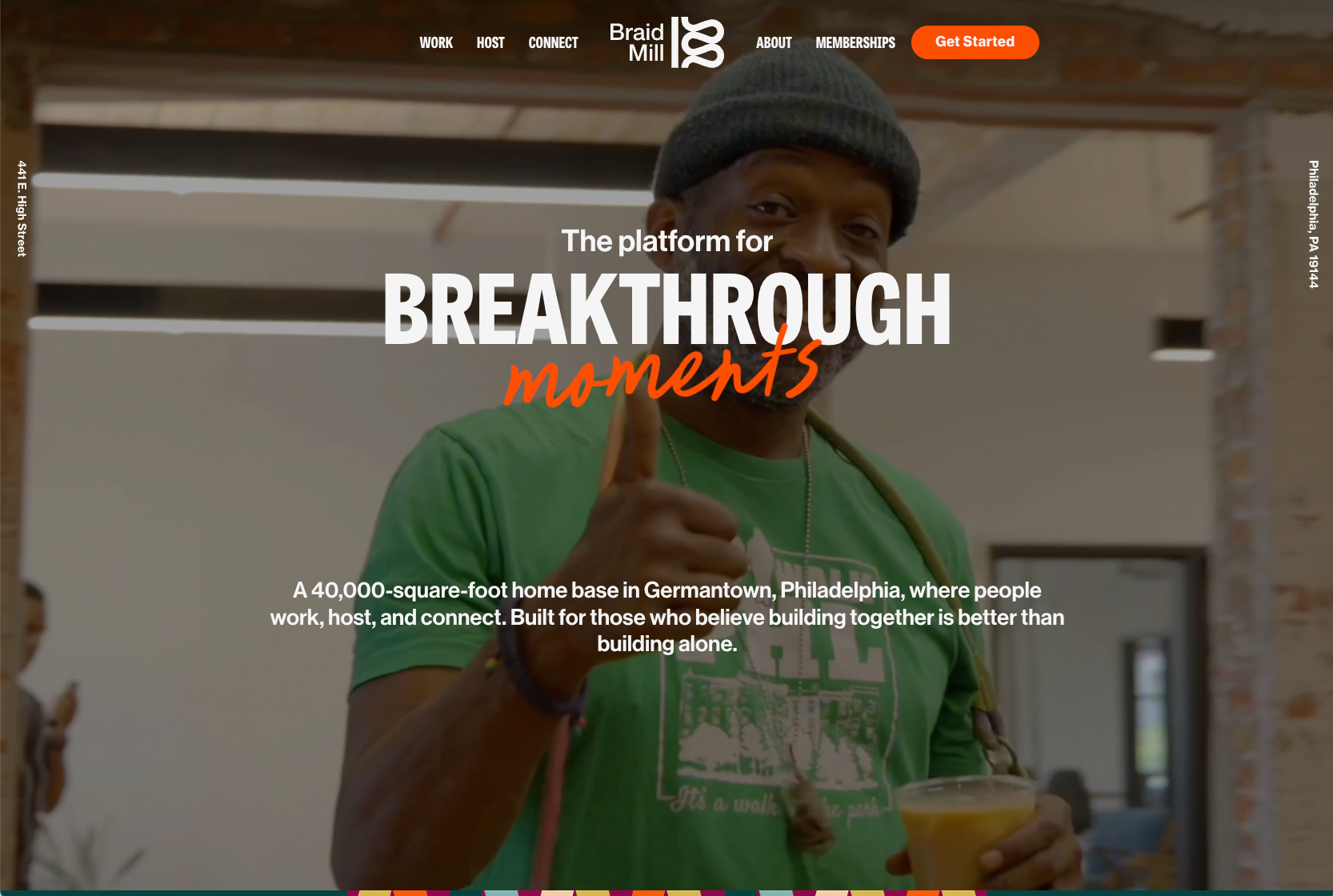 Braid Mill Website Design & Dev branding custom post types event management integration ui website design word press