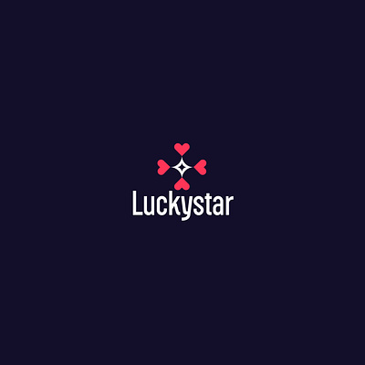 Lucky star branding design graphic design hospital logo illustration lettehetd logo logo branding logo folio luckystar logo starlogo typography