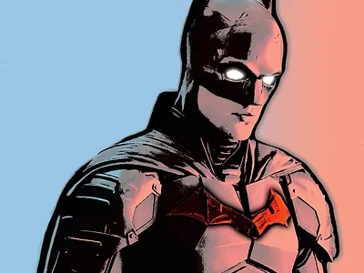 The Batman illustration vector