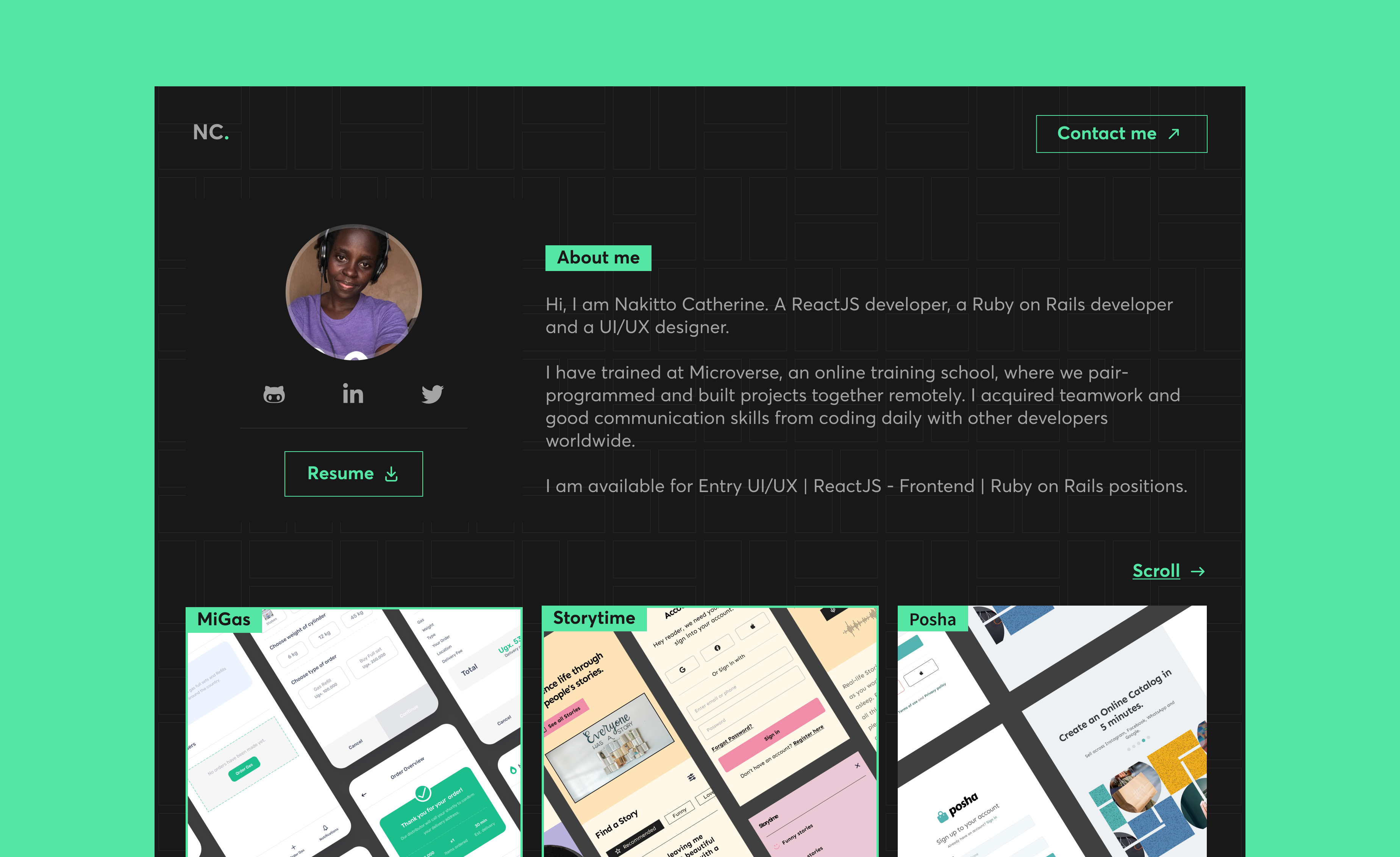 My Portfolio portfolio uiux design