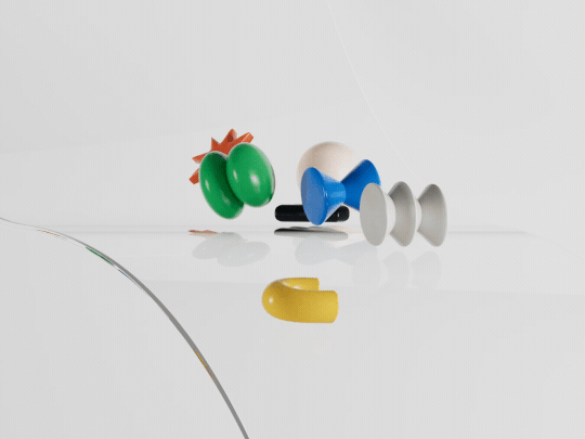 Tumble Shapes 3d fall glass redshift roll shapes slide tumble